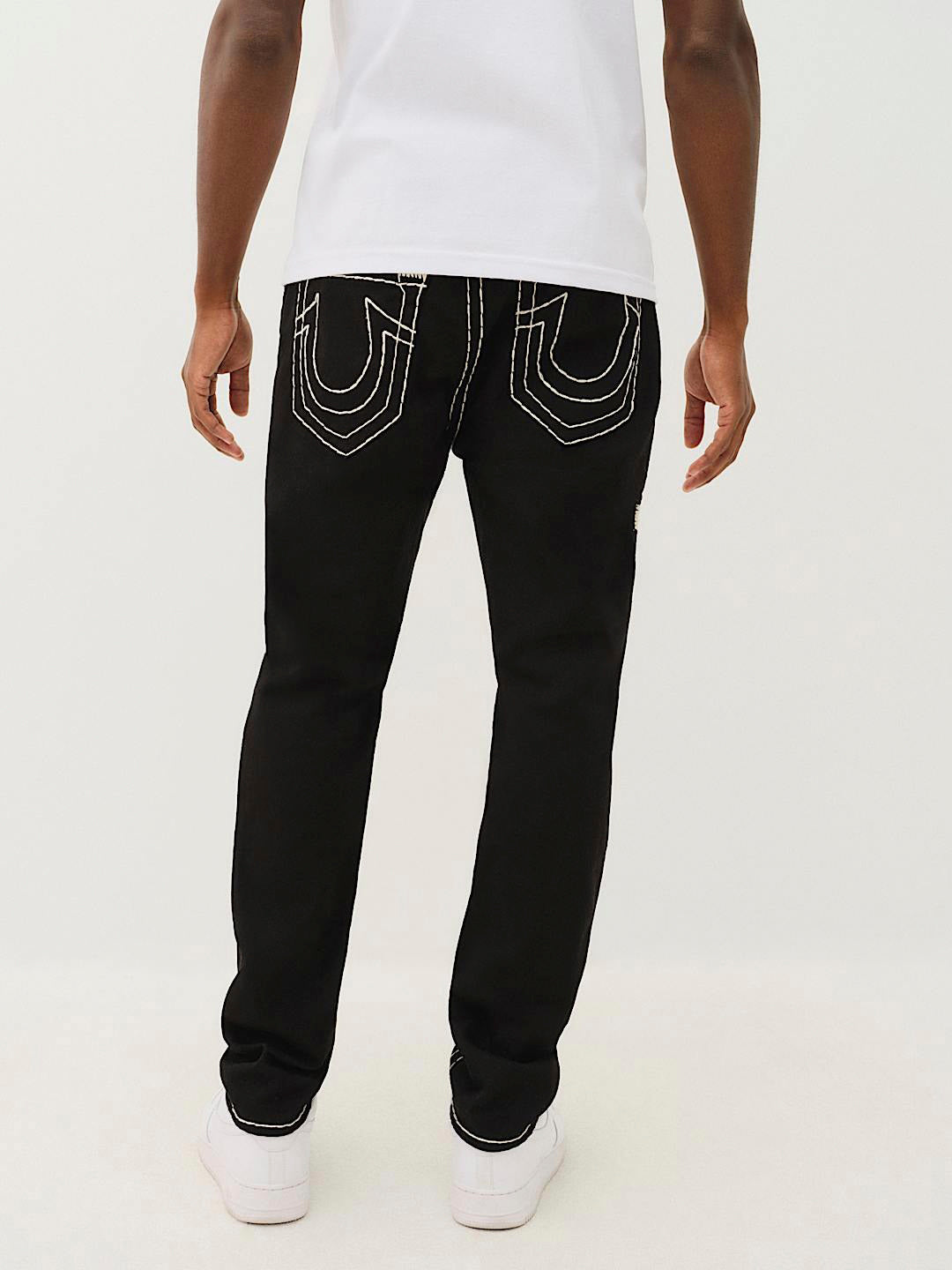 True Religion Men Super T Rocco Slim Fit Mid Rise Jeans