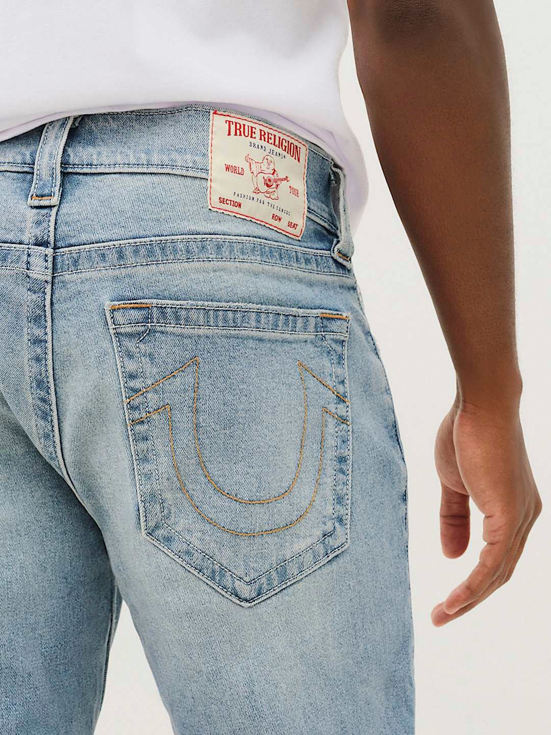 True Religion Men SN Rocco Slim Fit Medium Wash Jeans