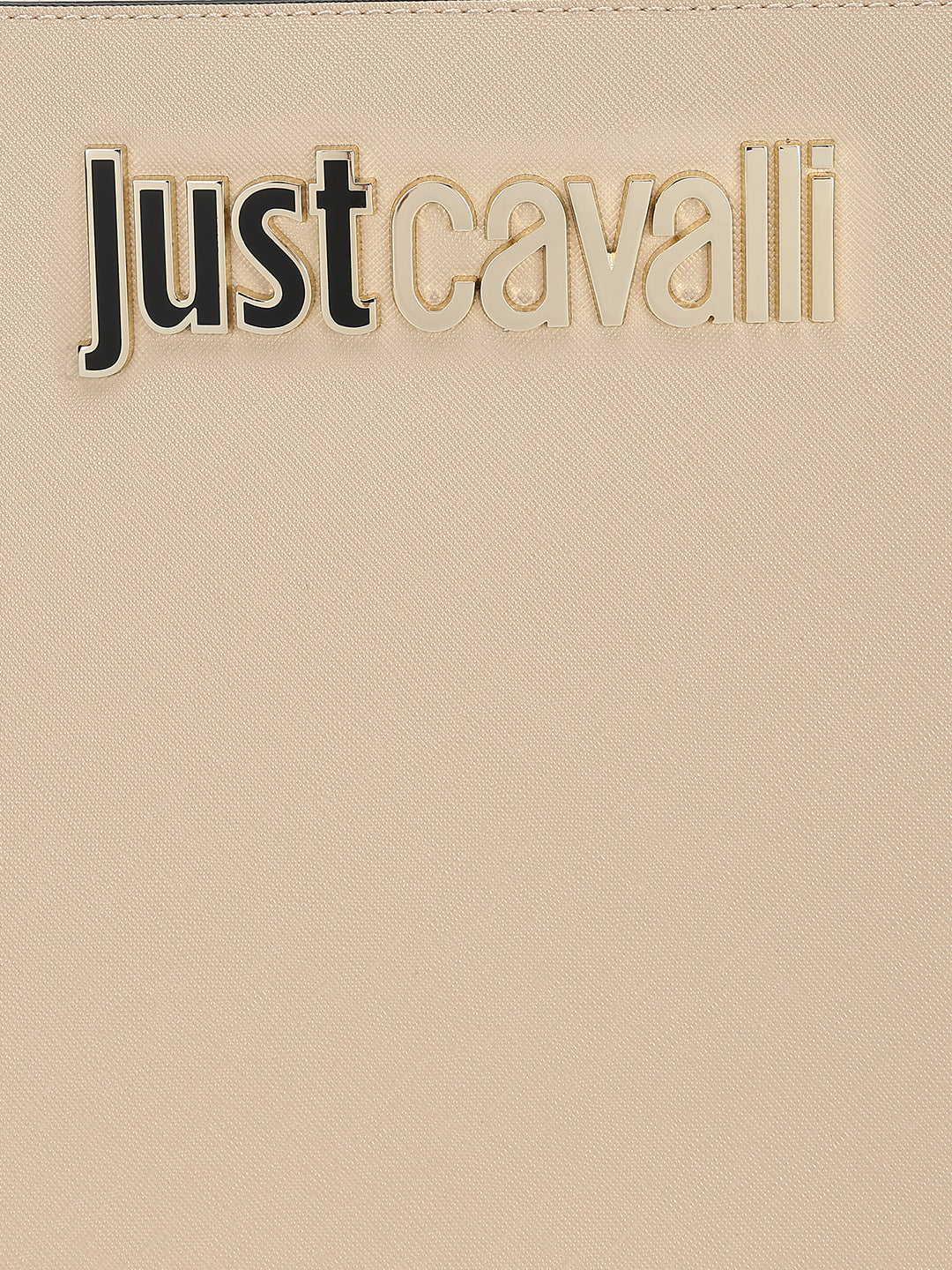 Just Cavalli Women Beige Solid Handheld Bags