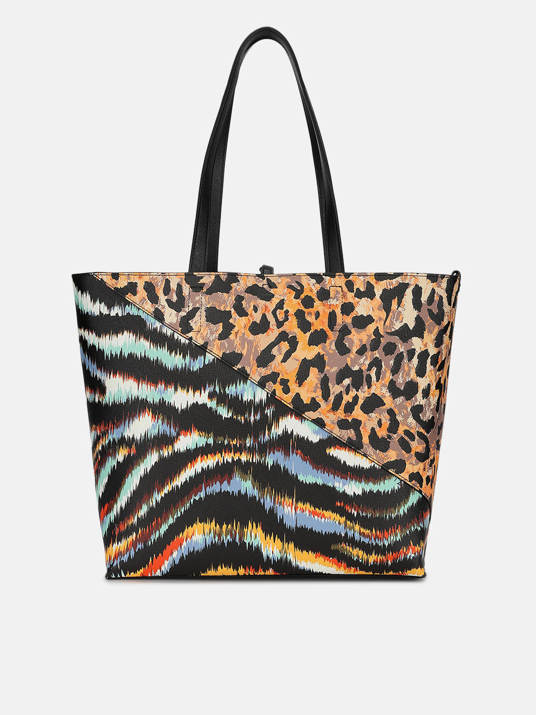 Just Cavalli Women Multi Printed Tote Bags