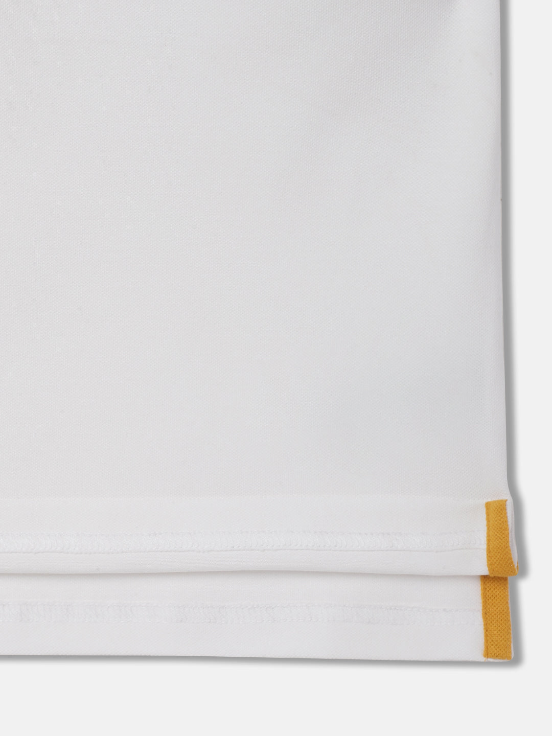 Blue Giraffe Boys White Solid Polo Collar Short Sleeves Tshirt