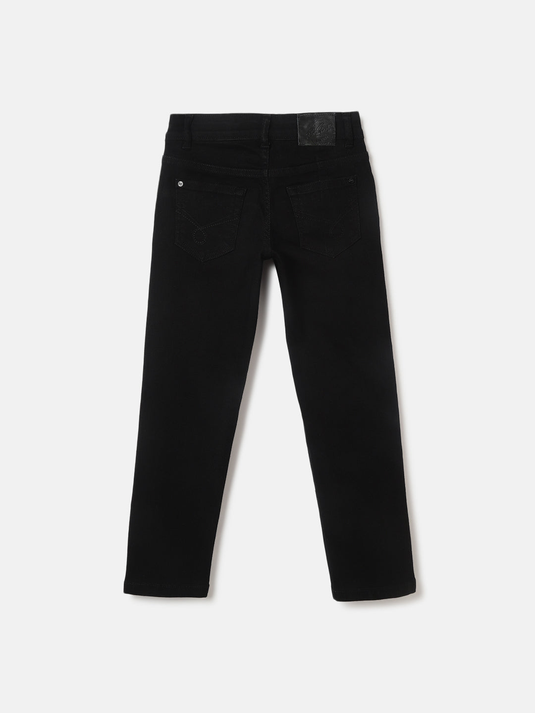 Blue Giraffe Boys Black Washed Slim Fit Jeans