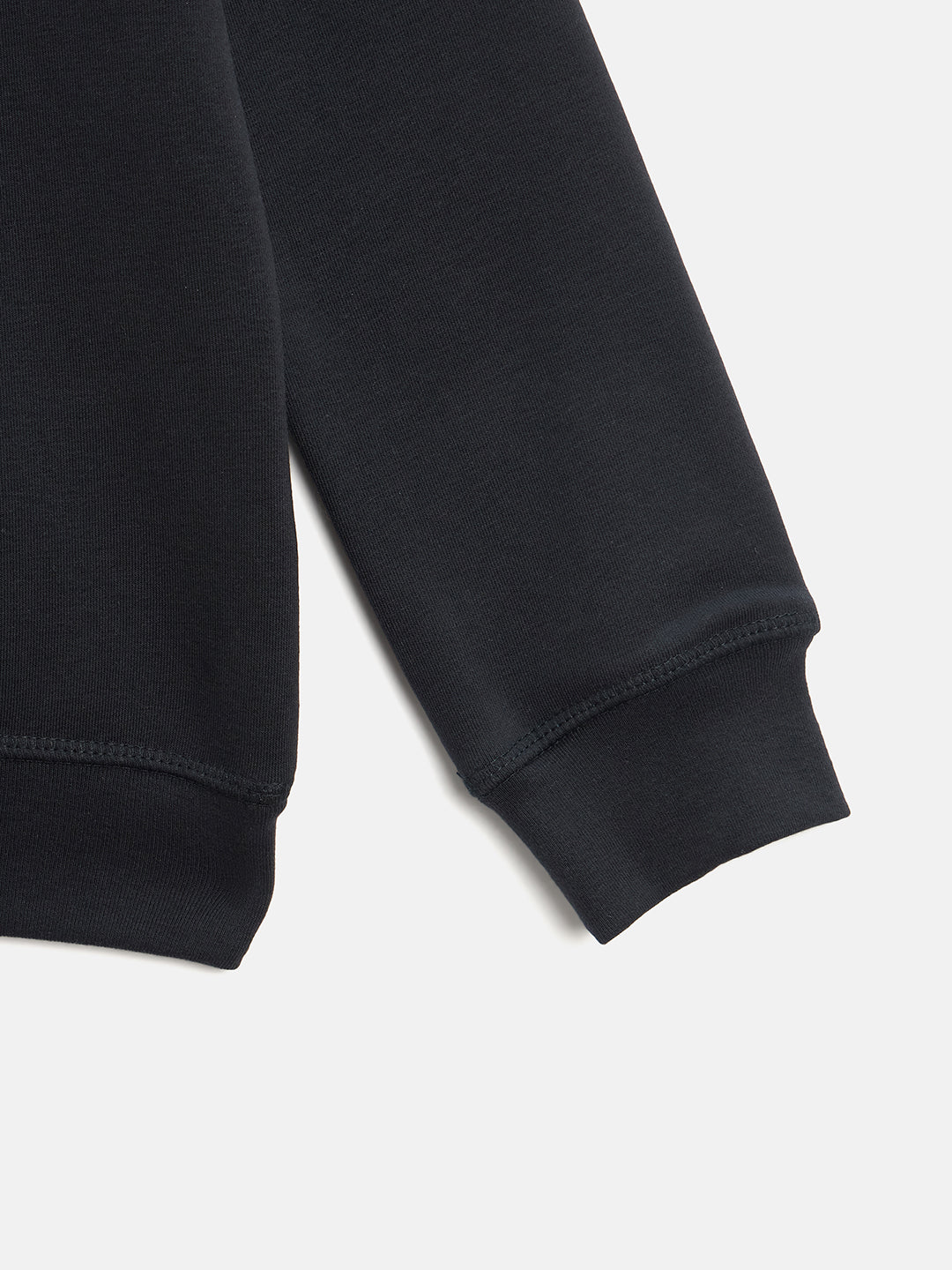 Antony Morato Boys Navy Blue Printed Round Neck Full Sleeves Sweatshirt