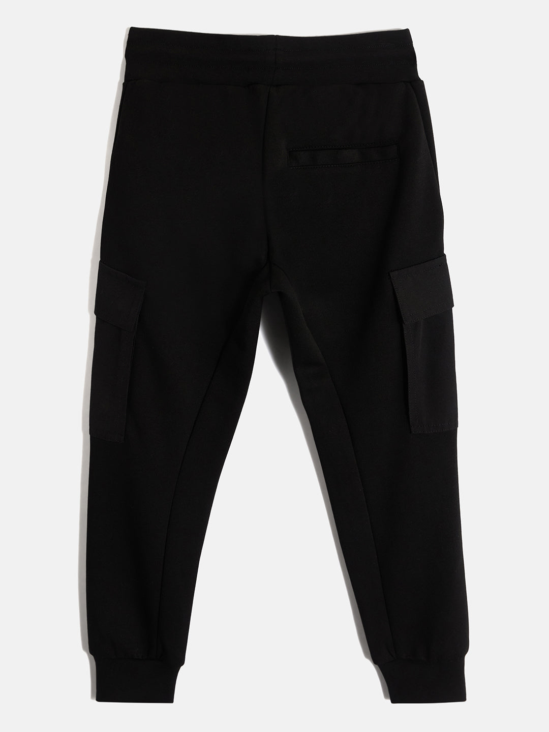 Antony Morato Boys Black Solid Regular Fit Joggers Style Sweatpant