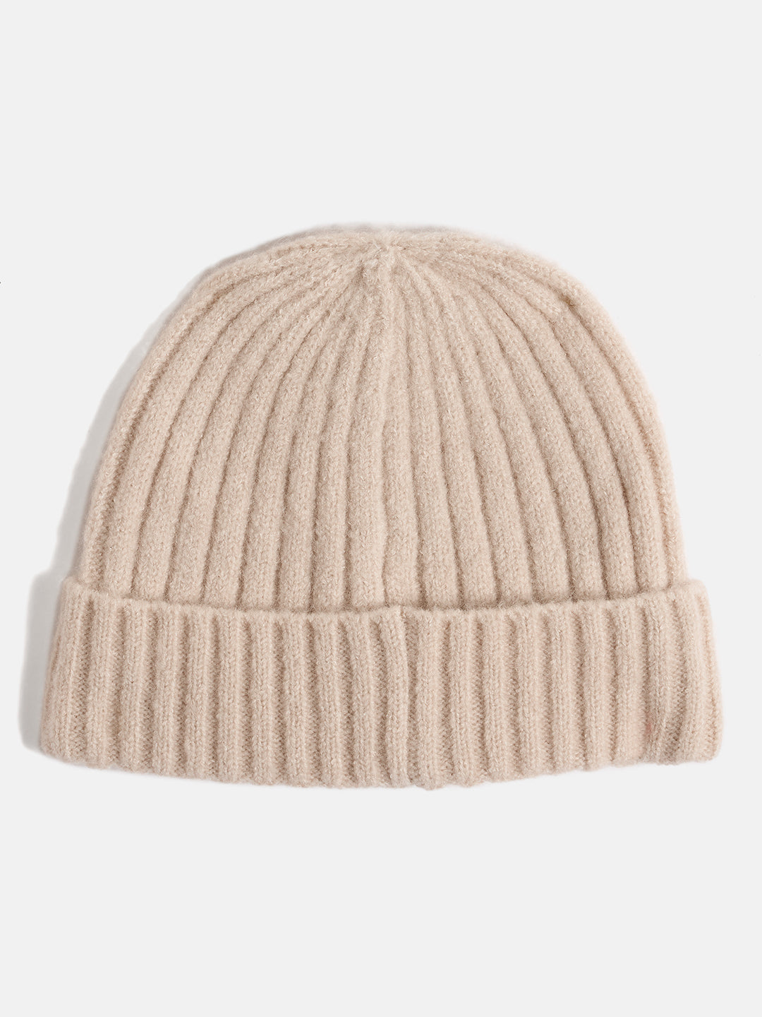 Antony Morato Men Beige Solid Beanie Caps