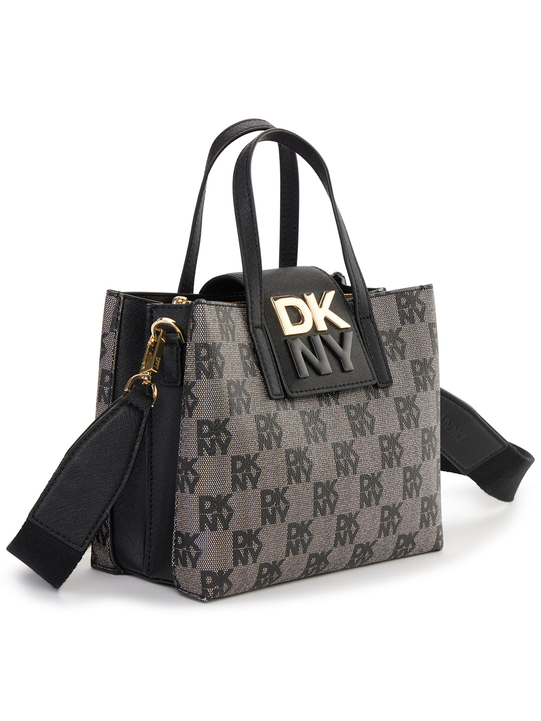 Dkny Women Black Printed Crossbody Bags