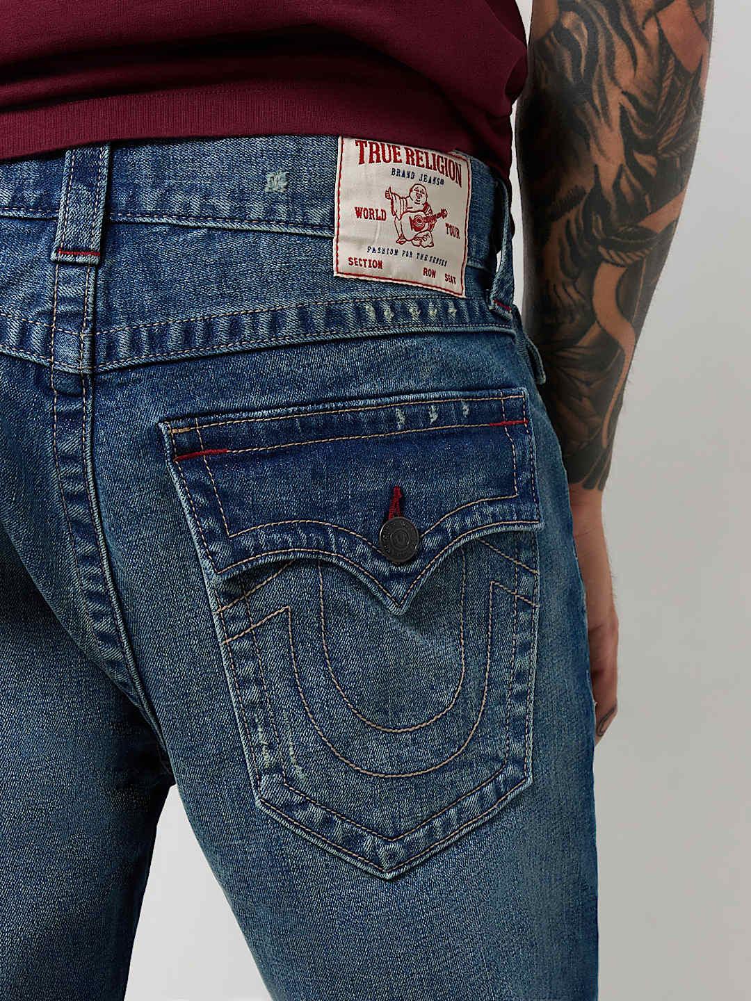 True Religion Men SN Geno Skinny Fit Medium Wash Jeans