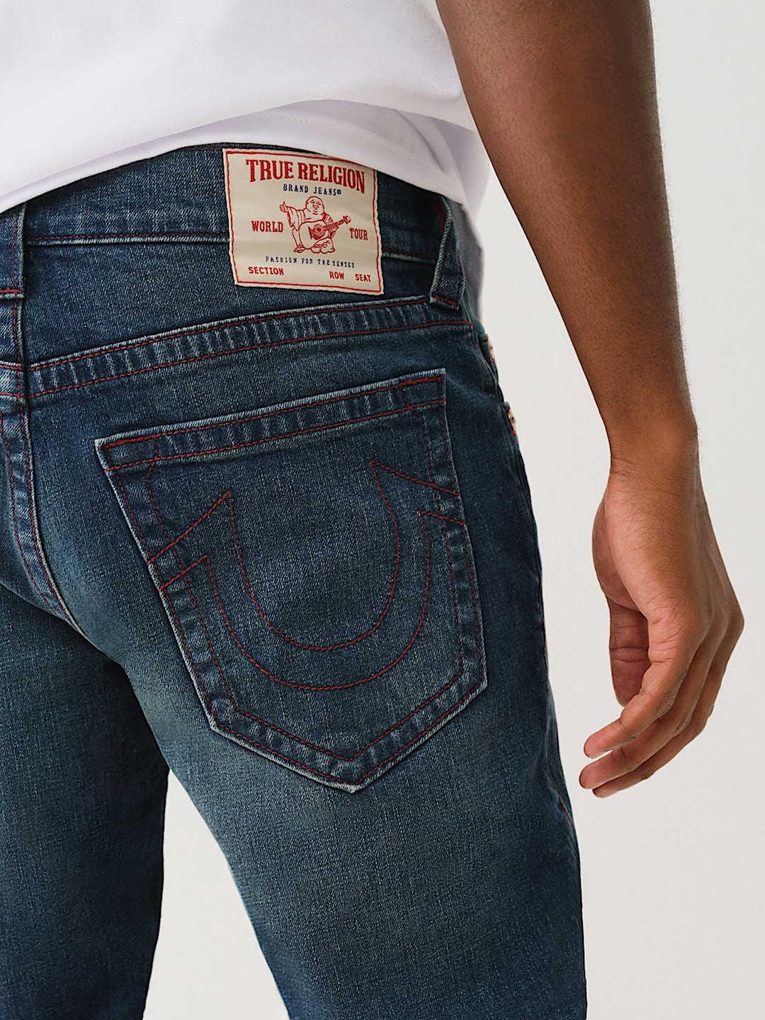 True Religion Men SN Rocco Slim Fit Dark Wash Jeans