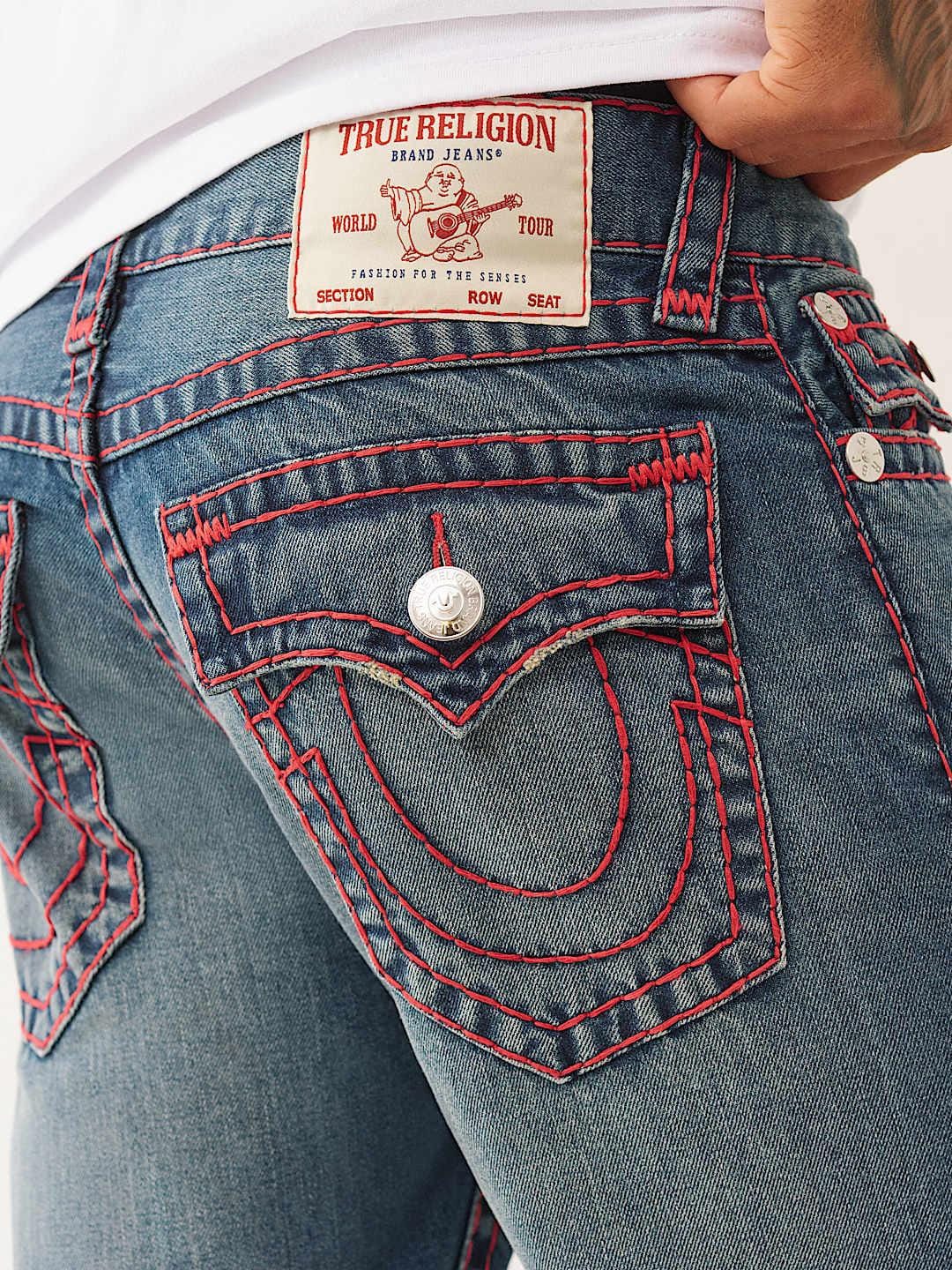 Shop True Religion Men Blue Bootcut Super T BILLY Jeans Iconic