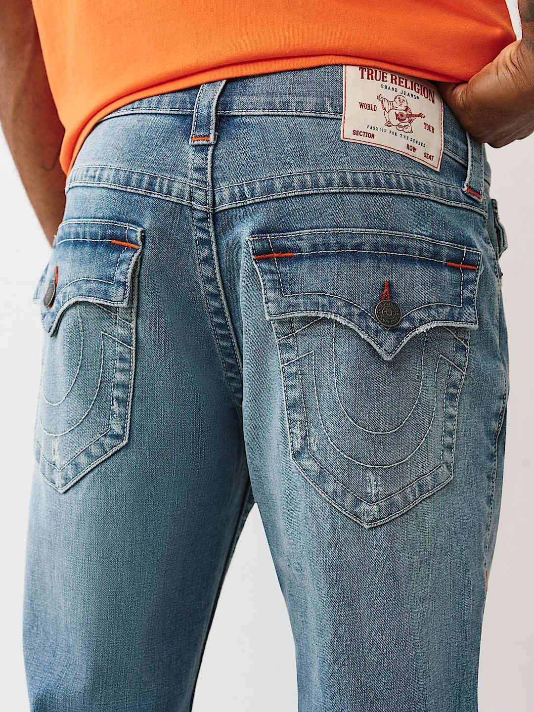 TRUE RELIGION Men BILLY SN Light Blue Jeans