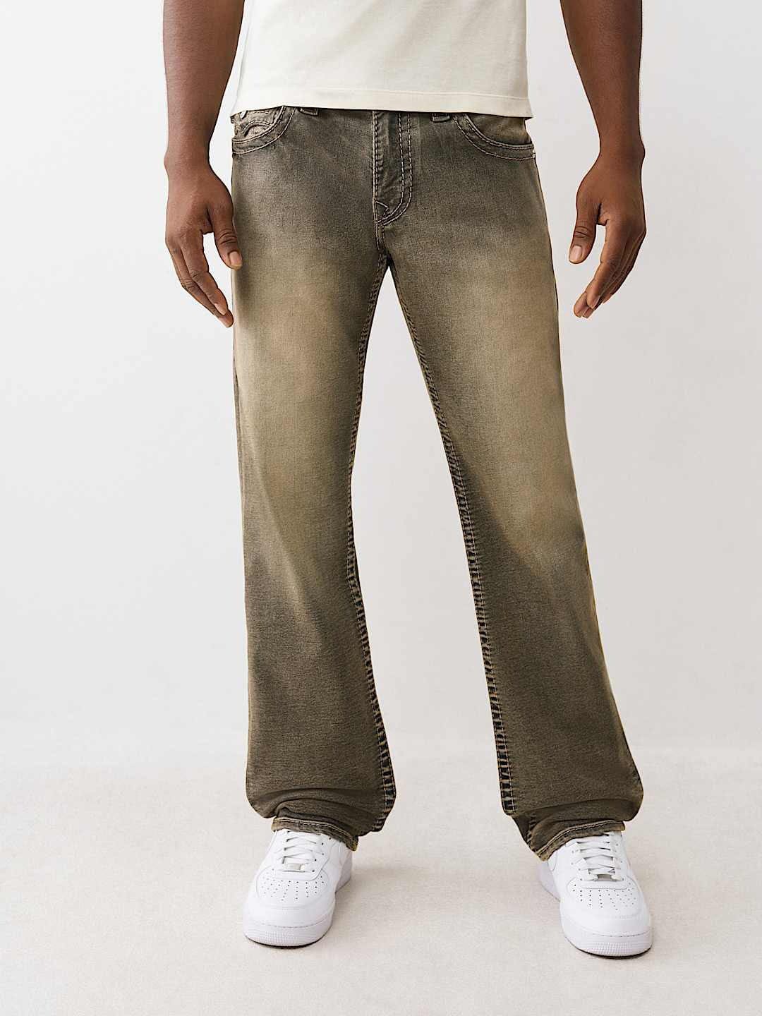 TRUE RELIGION Men RICKY Big T Grey Jeans