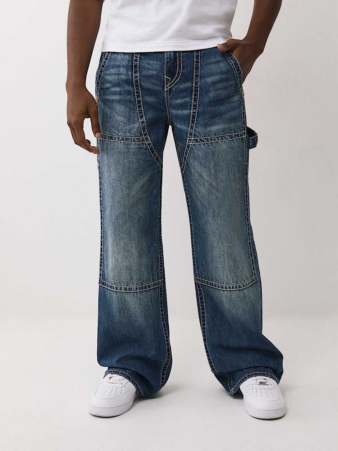 TRUE RELIGION Men VINNY SN Light Blue Jeans