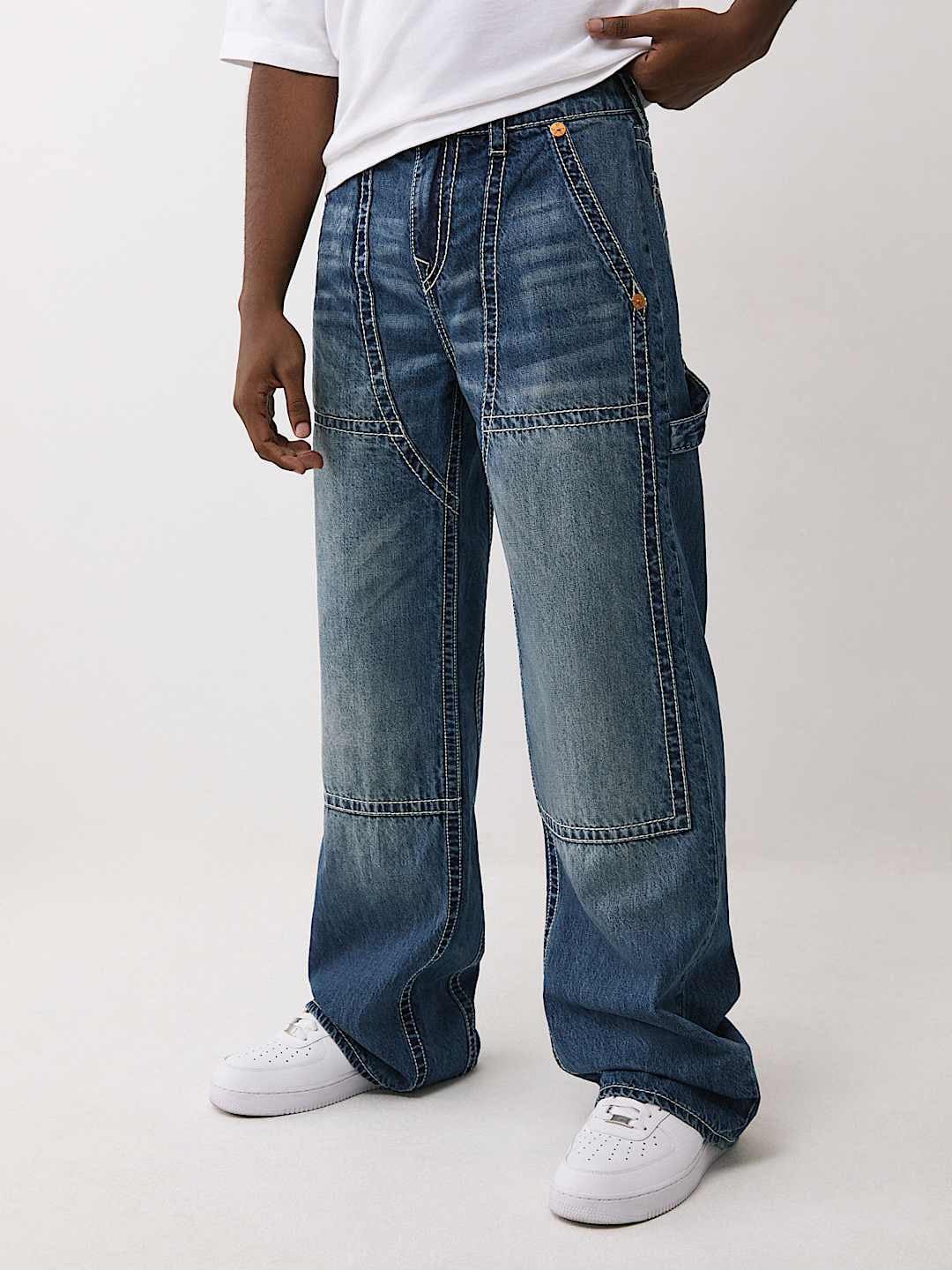 TRUE RELIGION Men VINNY SN Light Blue Jeans