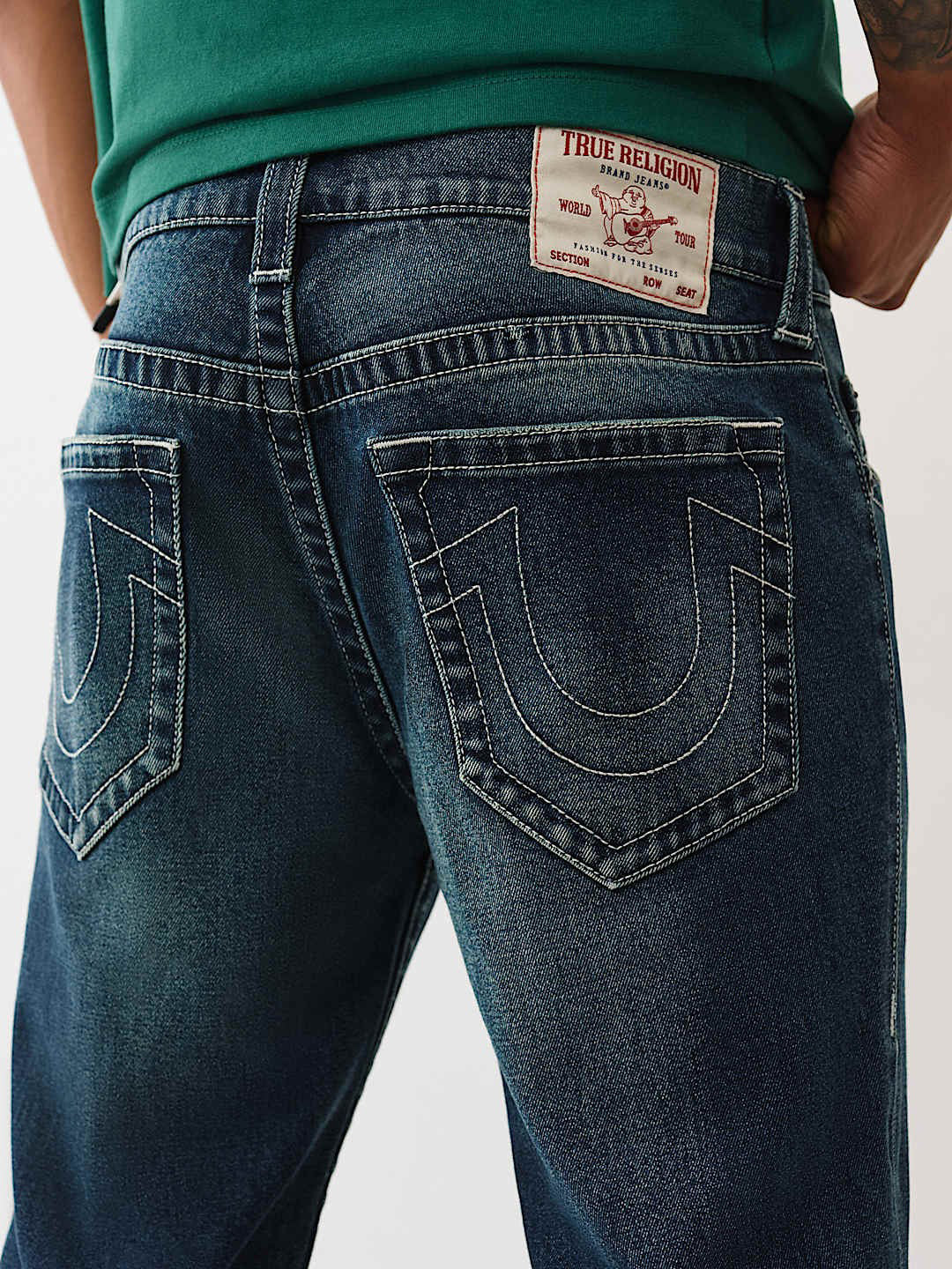TRUE RELIGION Men ROCCO SN Blue Jeans