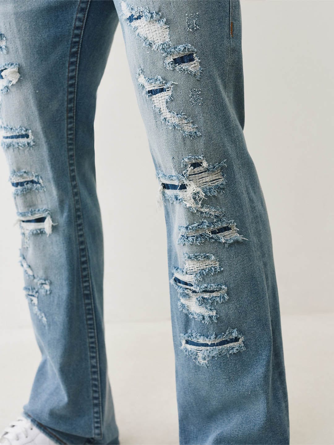 TRUE RELIGION Men Blue SN Flare Fit Jeans