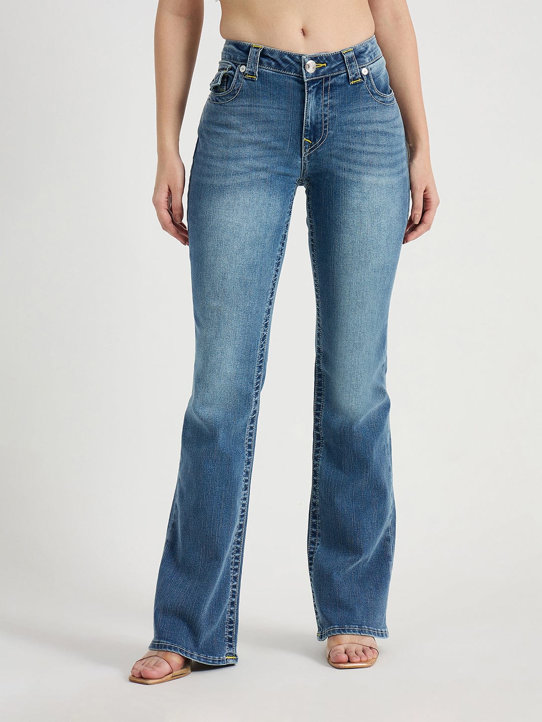 TRUE RELIGION Women Blue SN Becca Jeans