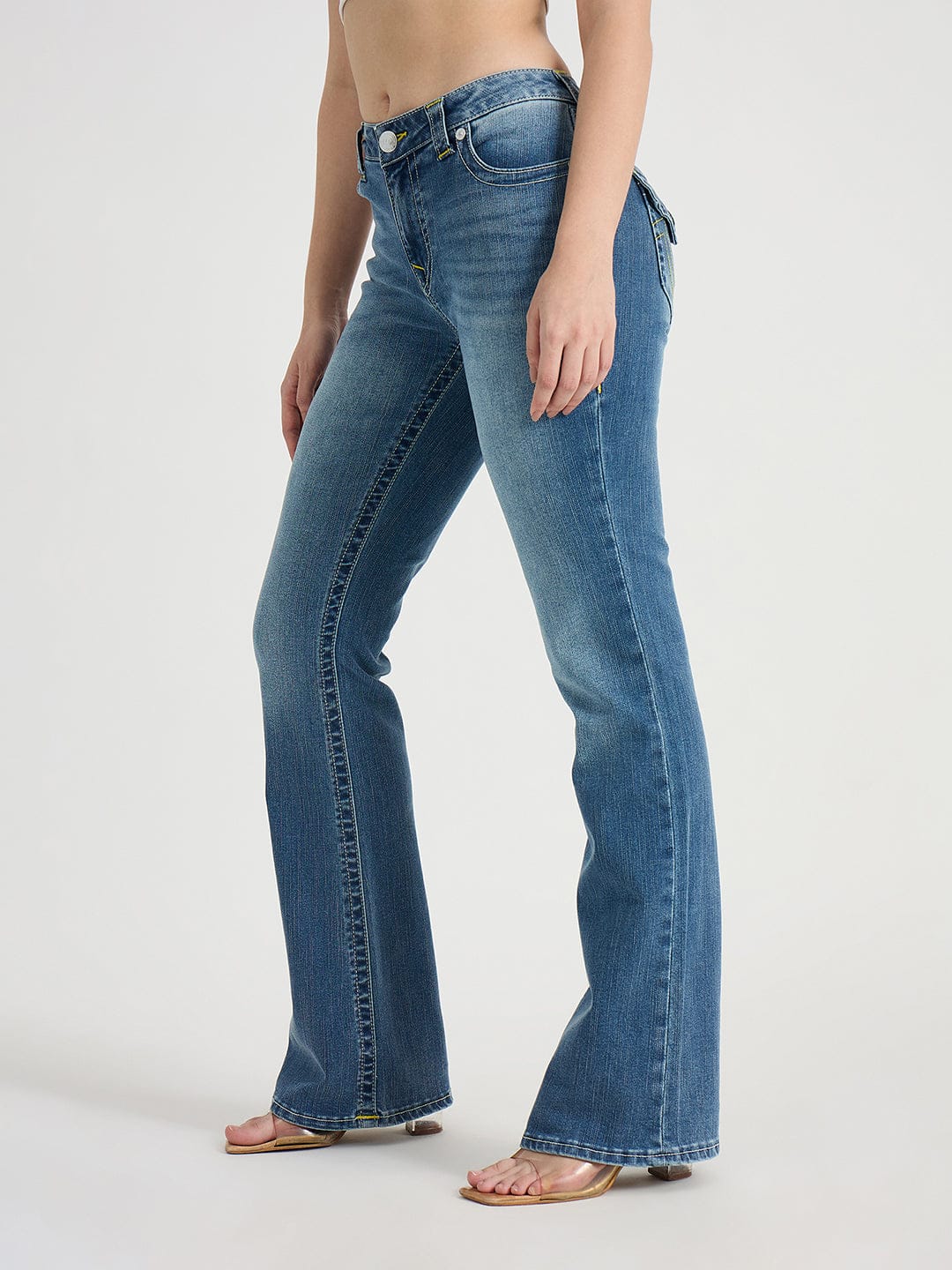 TRUE RELIGION Women Blue SN Becca Jeans