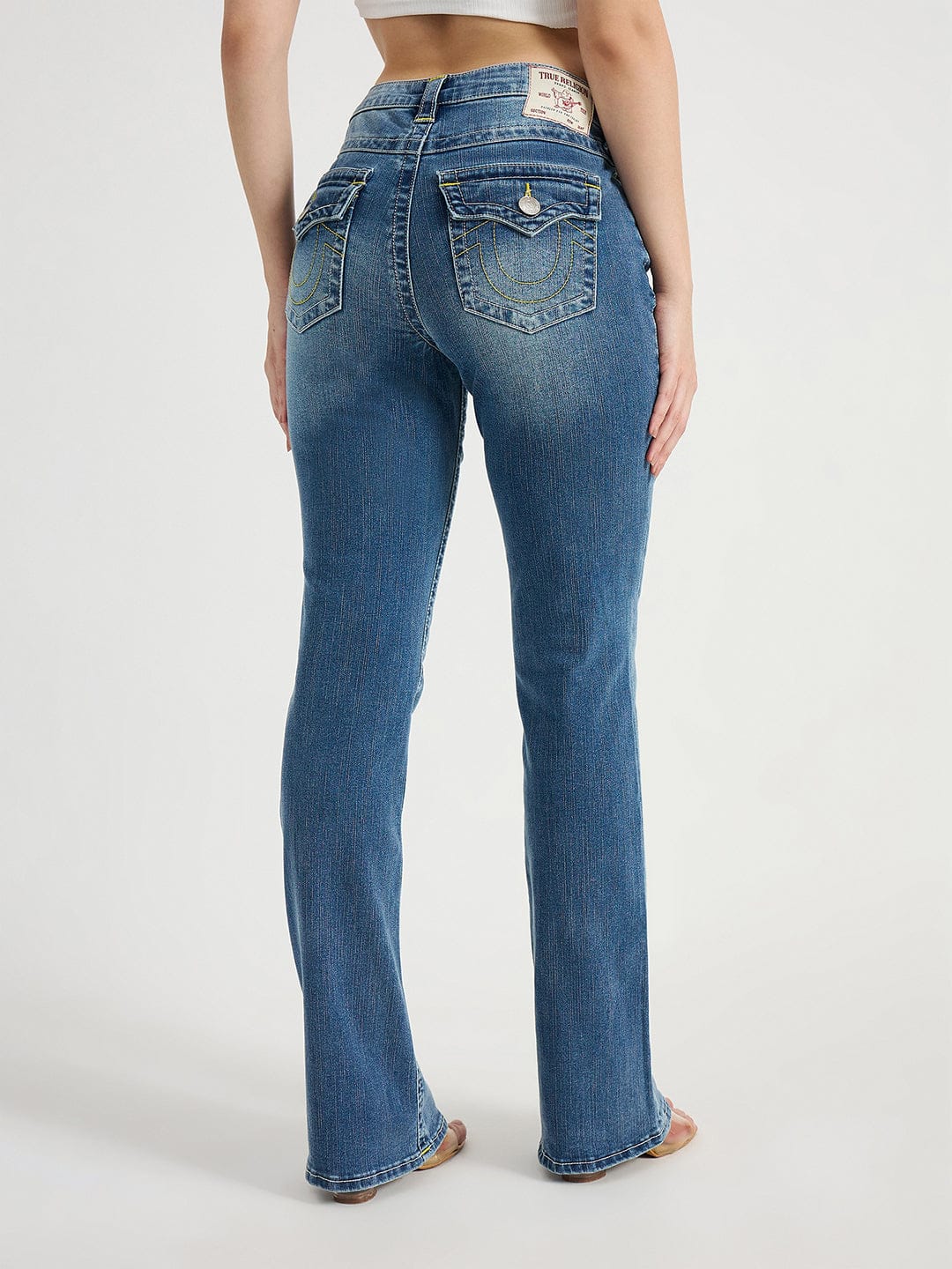 TRUE RELIGION Women Blue SN Becca Jeans