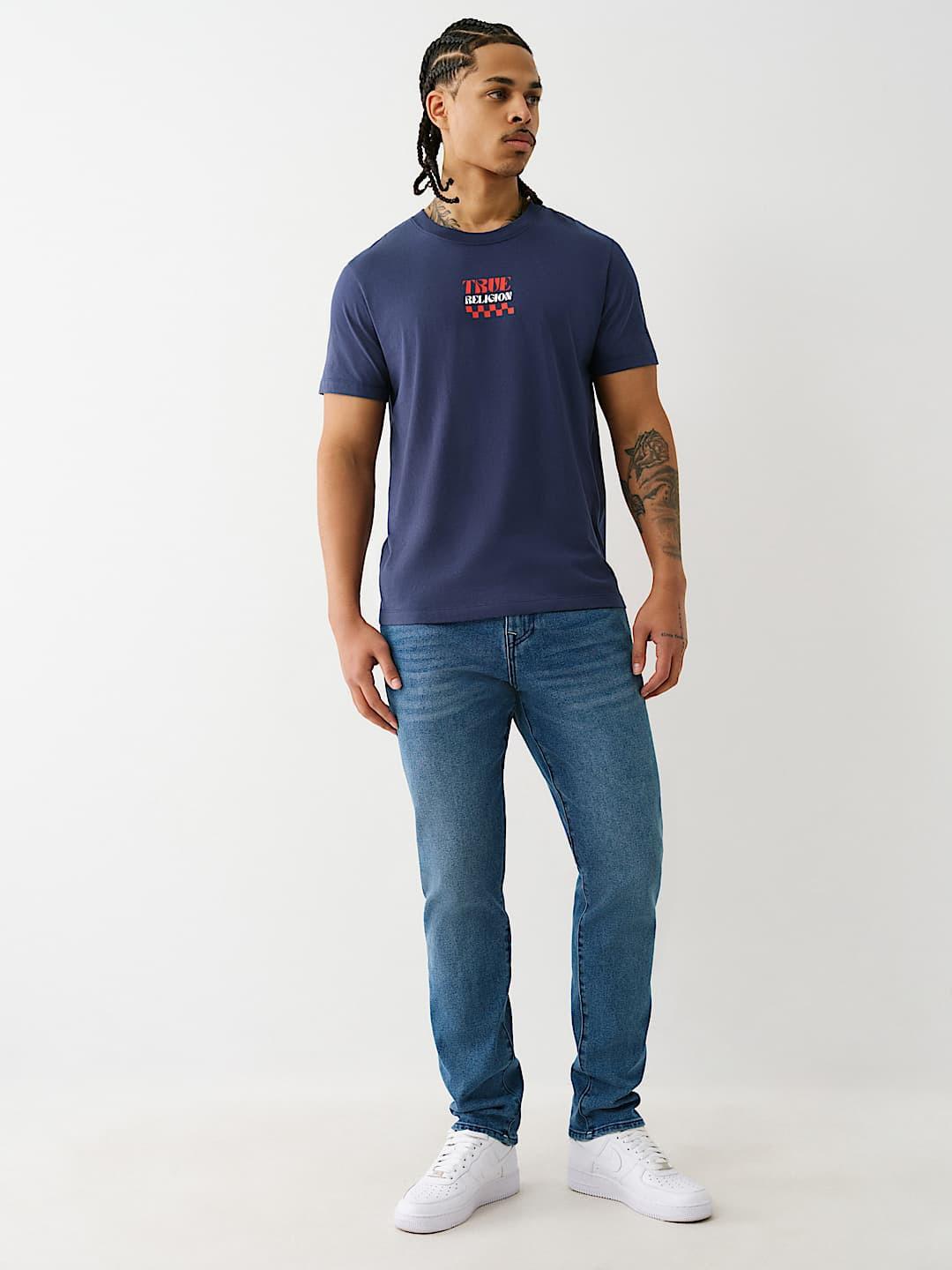 True Religion Men SN Rocco Slim Fit Medium Wash Jeans