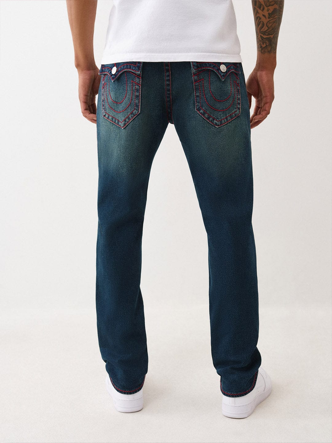TRUE RELIGION Men GENO SN Blue Jeans