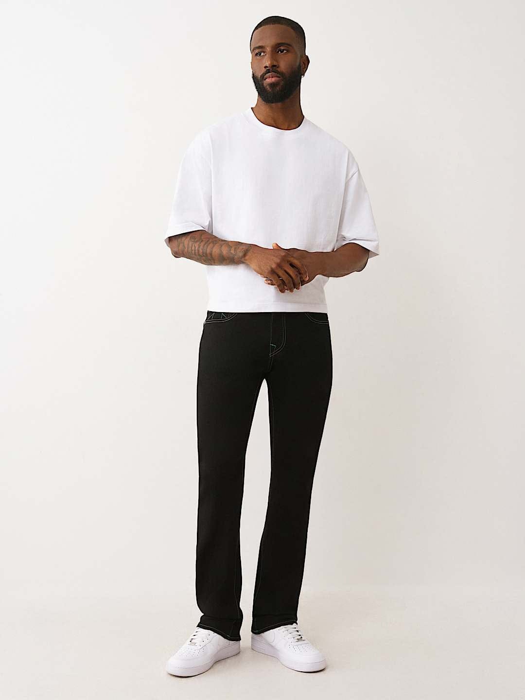 TRUE RELIGION Men RICKY SN Black Jeans