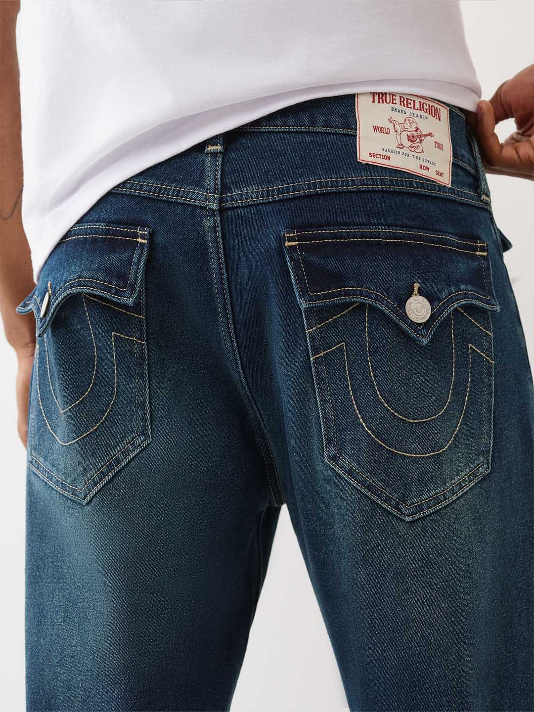 TRUE RELIGION Men Ricky SN Blue Jeans