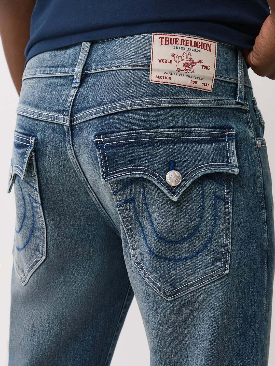 TRUE RELIGION Men Blue SN Slim Fit Jeans