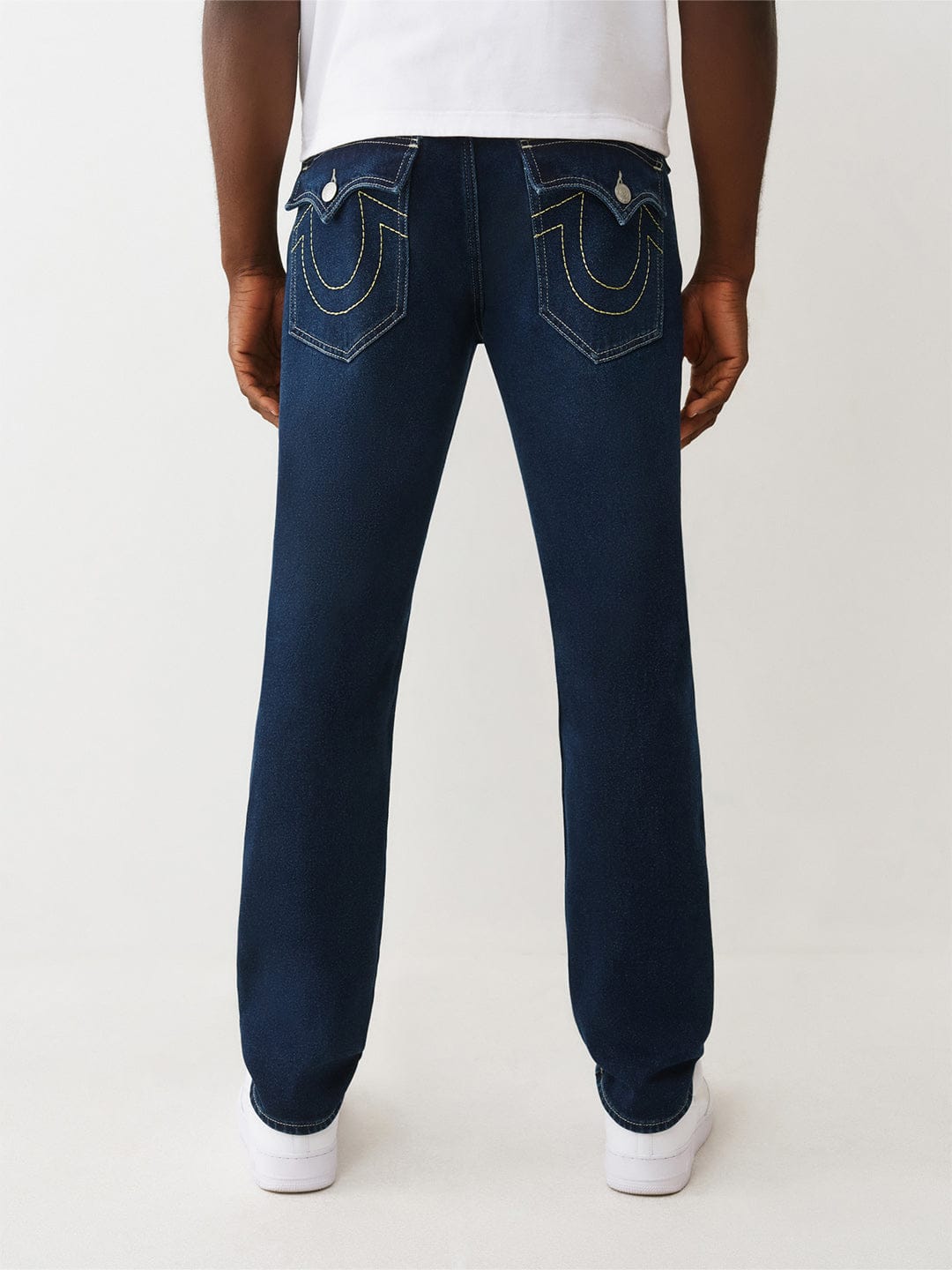 TRUE RELIGION Men Navy Blue SN Slim Fit Jeans