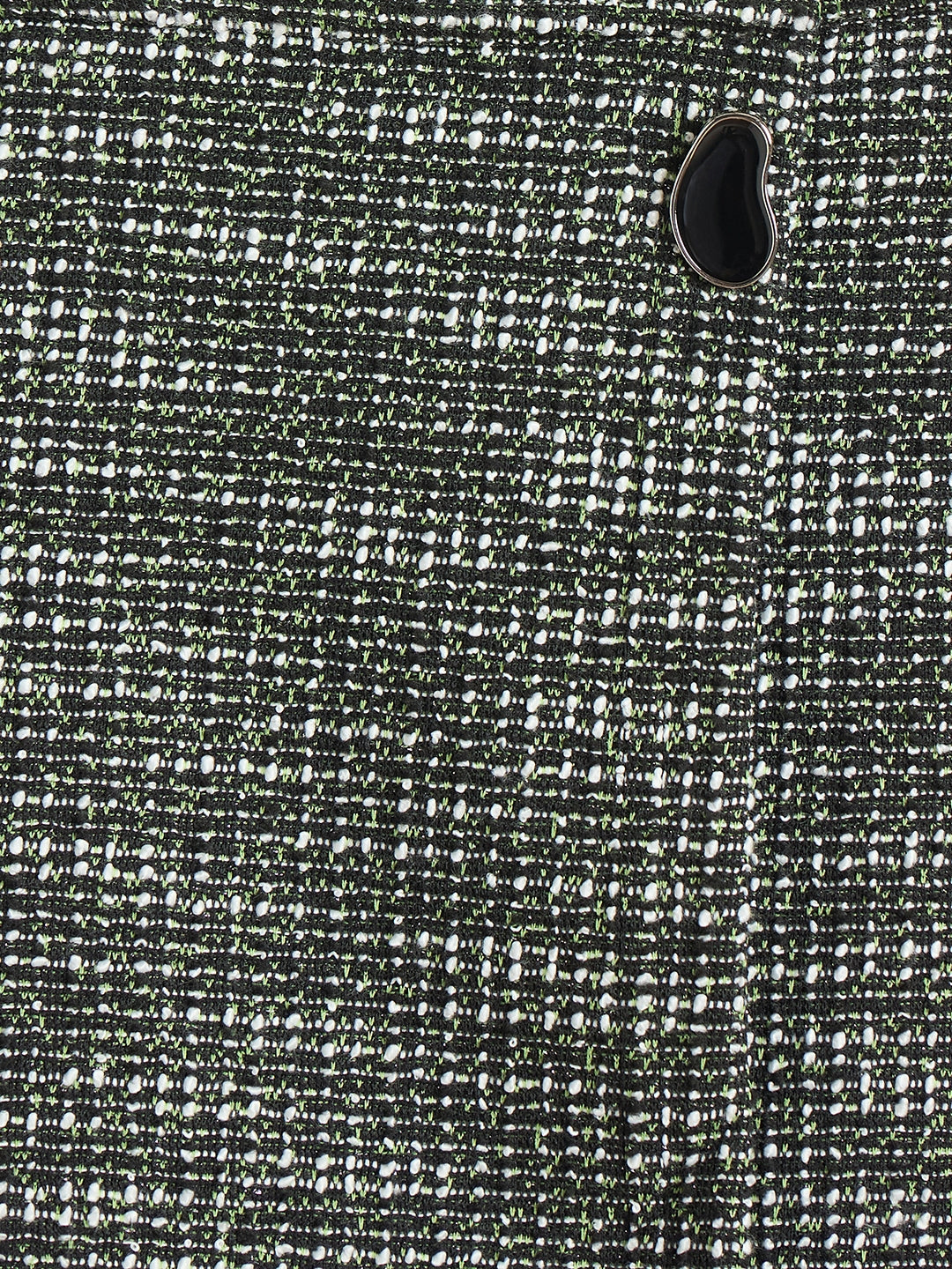 Elle Girls Black Textured Mini Skirt