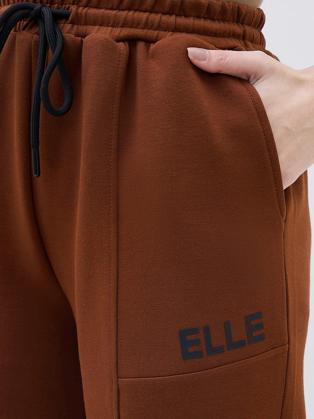 ELLE Women Brown Regular Fit Sweatpant