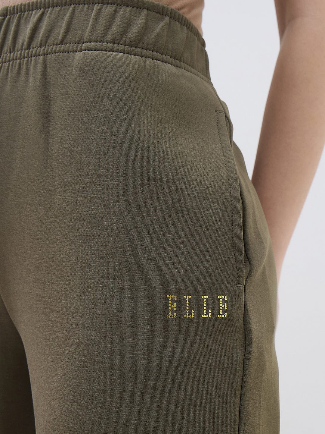 ELLE Women Green Regular Fit Sweatpant