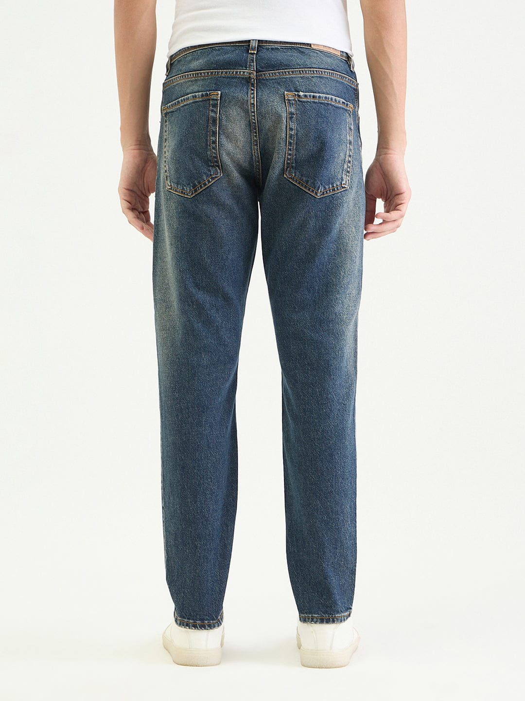 Antony Morato Men Slim Fit Blue Solid Jeans