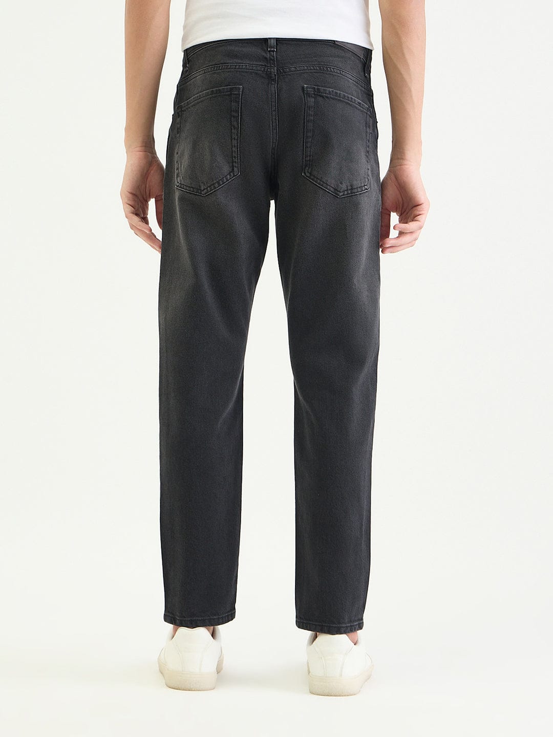 Antony Morato Men Slim Fit Black Solid Jeans