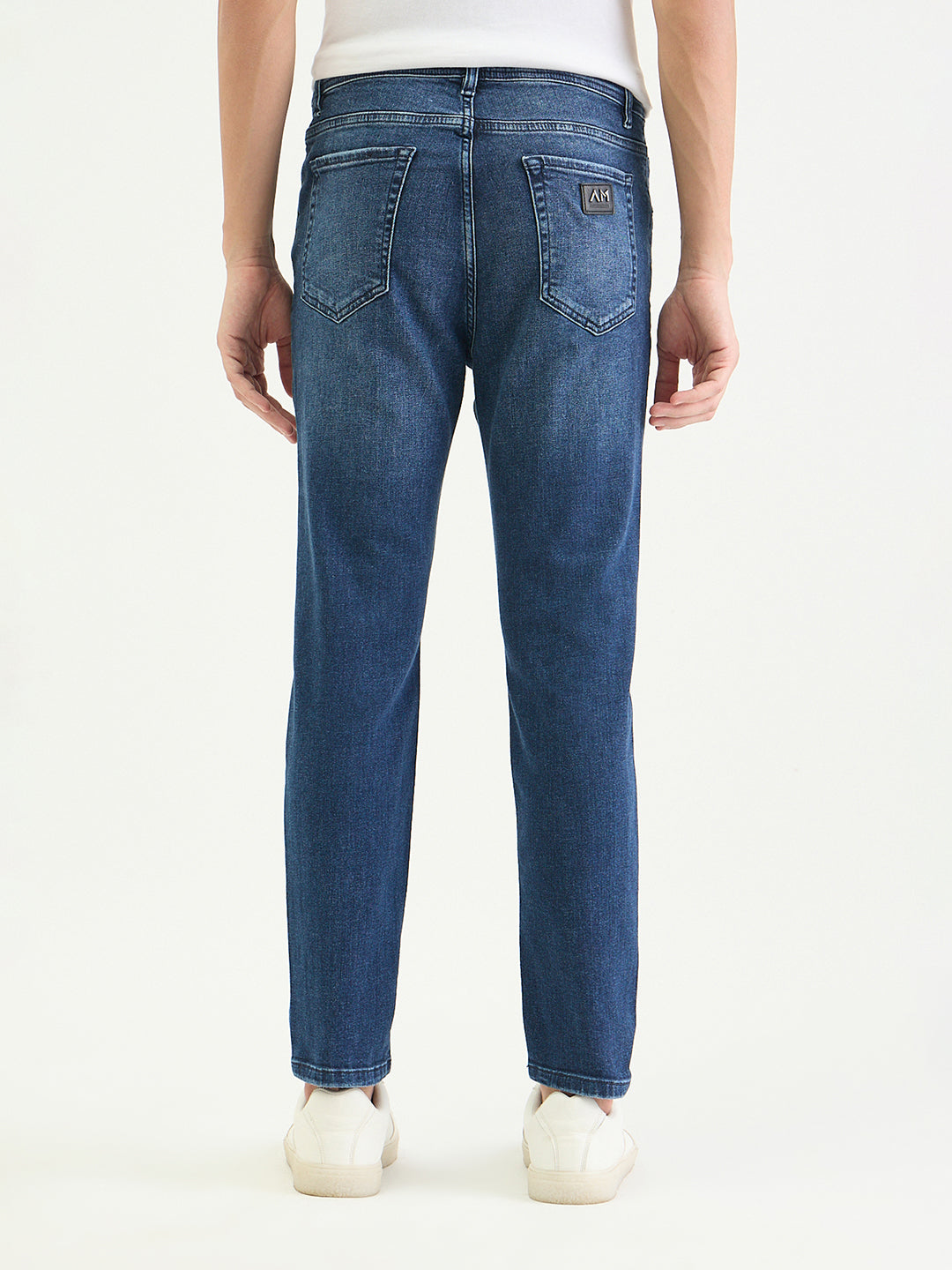 Antony Morato Men Skinny Fit Blue Solid Jeans