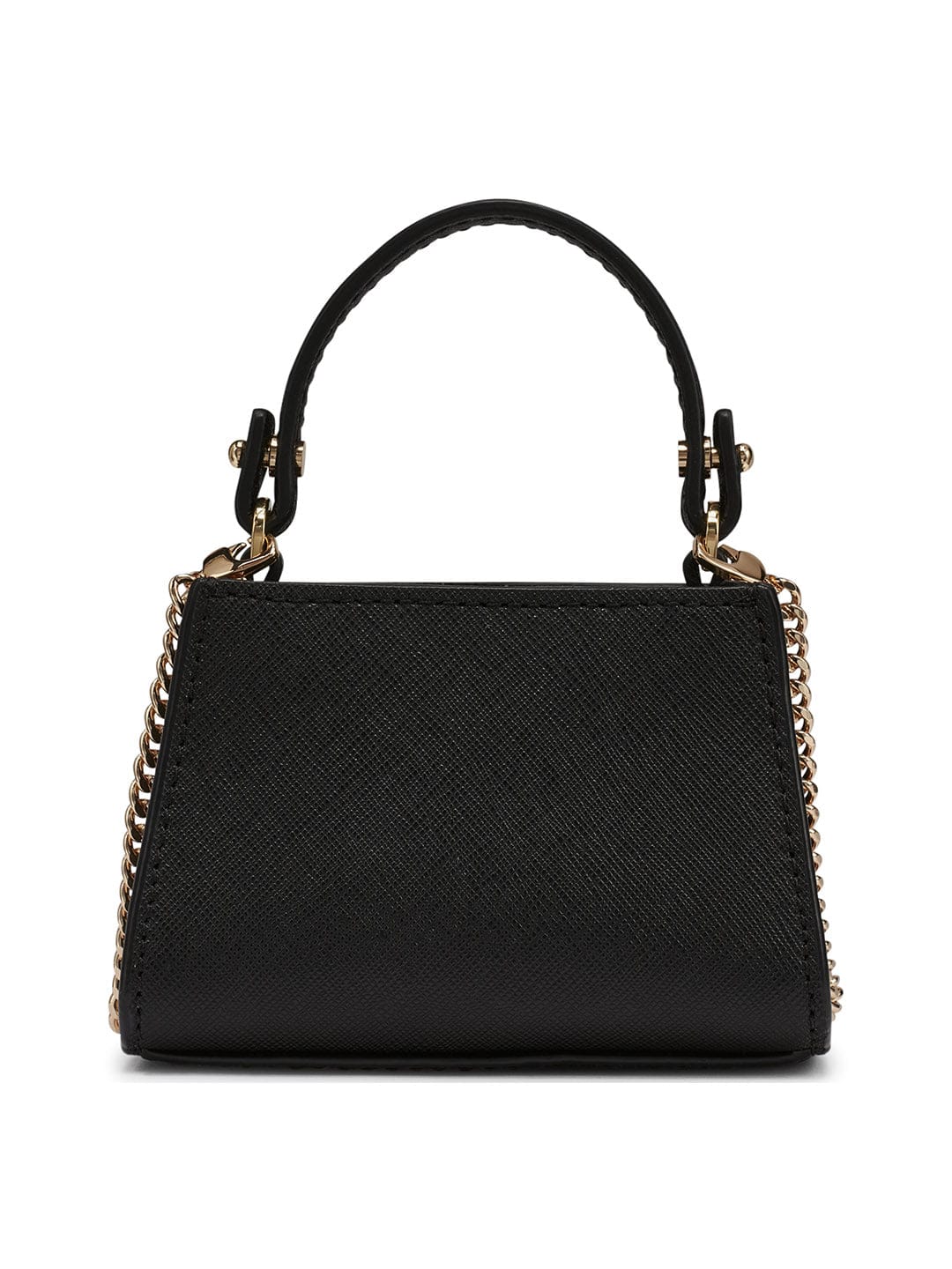 DKNY Womens Black Logo Woven Satchel bag