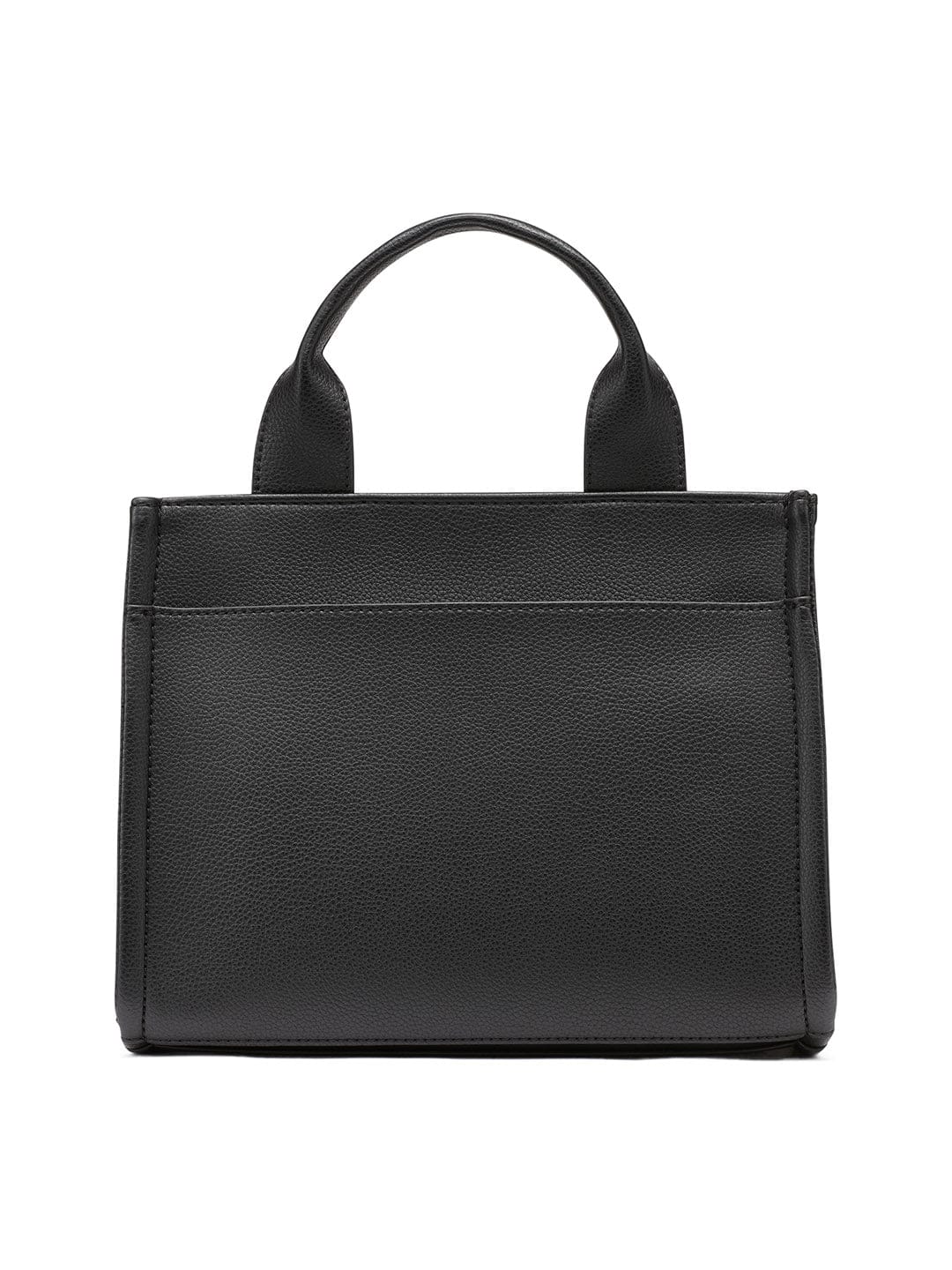 DKNY Womens Black Logo Woven Satchel bag