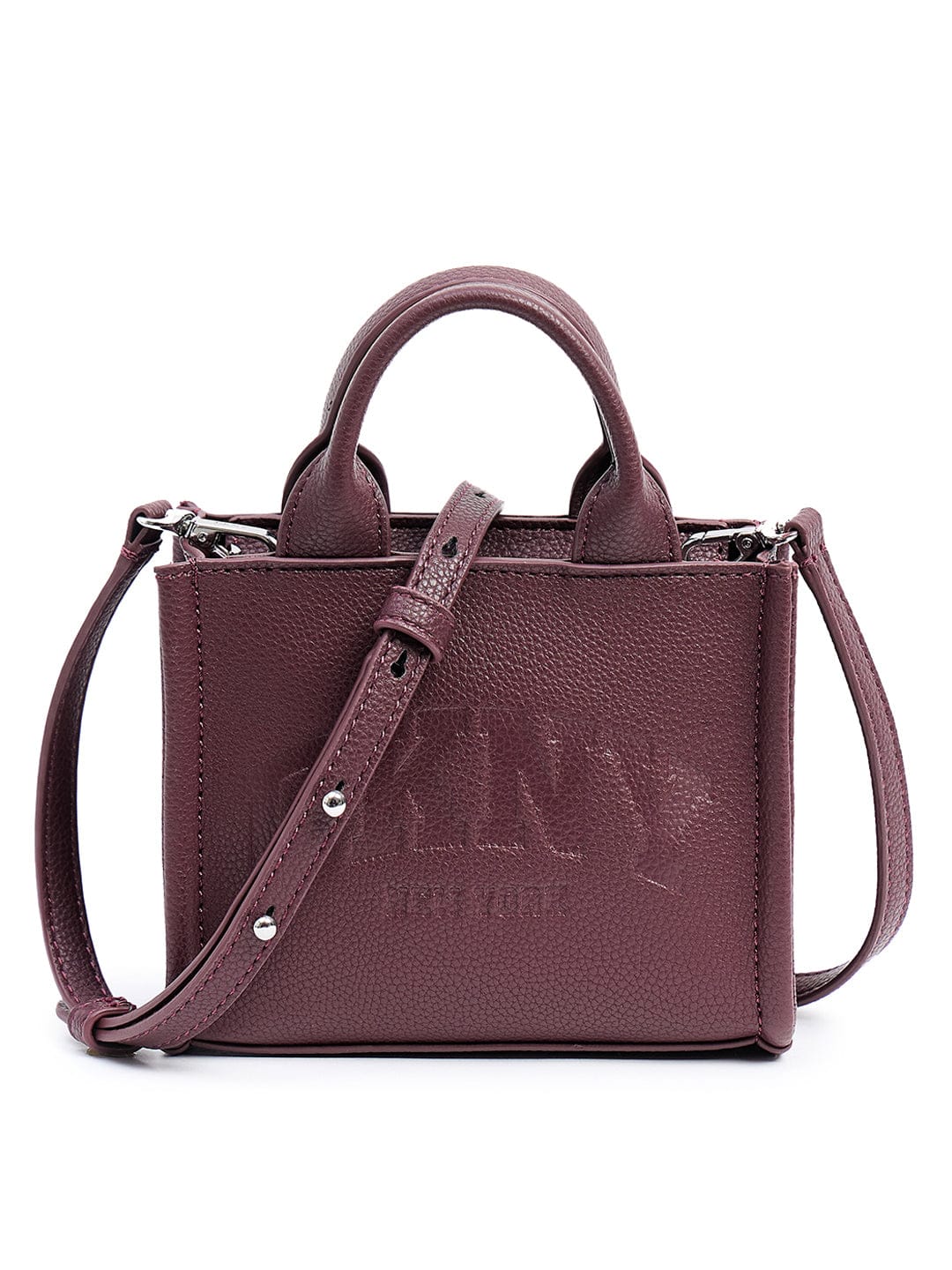 DKNY Women Wine Logo Mini Cross Body Bag