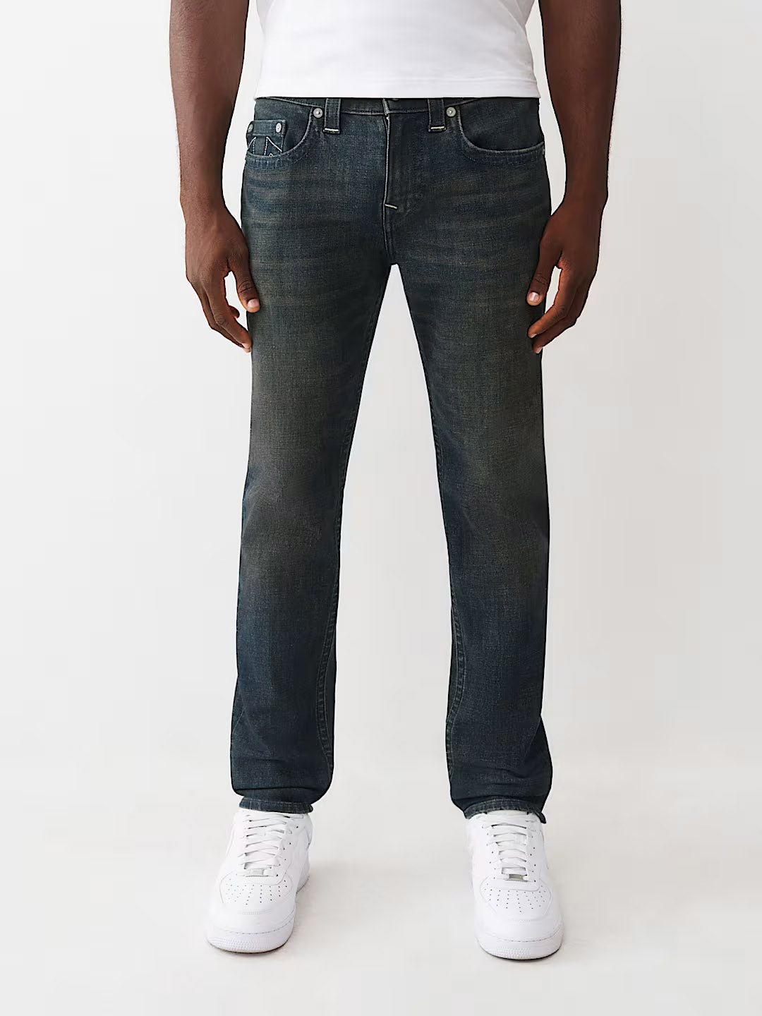 TRUE RELIGION Men Rocco Dark Blue SN Slim Fit Jeans