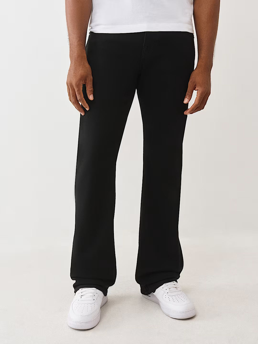 TRUE RELIGION Men Black Flap Billy SN Jeans