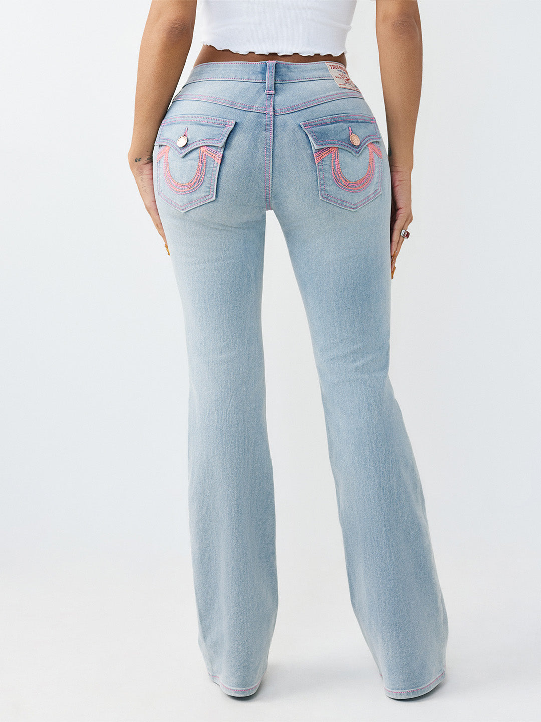 TRUE RELIGION Women SN Blue Bootcut Fit Jeans