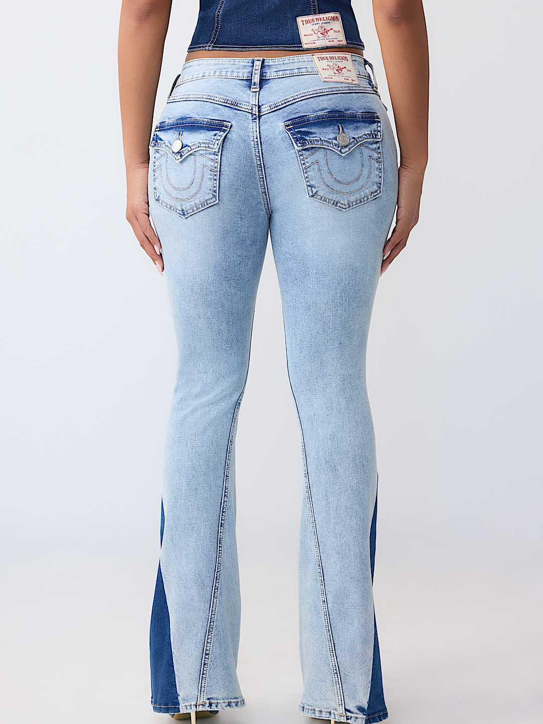 True Religion Blue Joey SN Solid Women Jeans