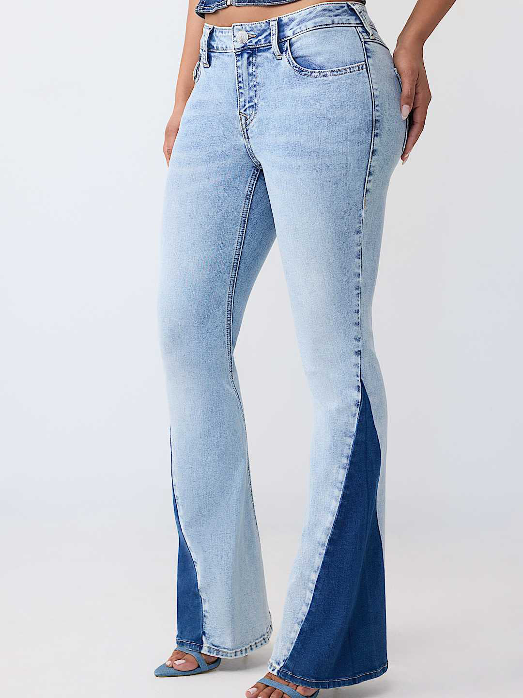 True Religion Blue Joey SN Solid Women Jeans