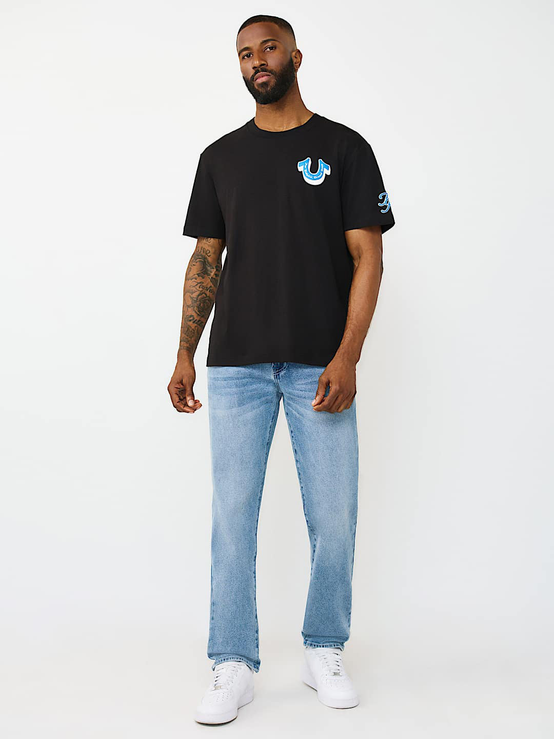 True Religion Blue Stretchable Geno SN Men Jeans