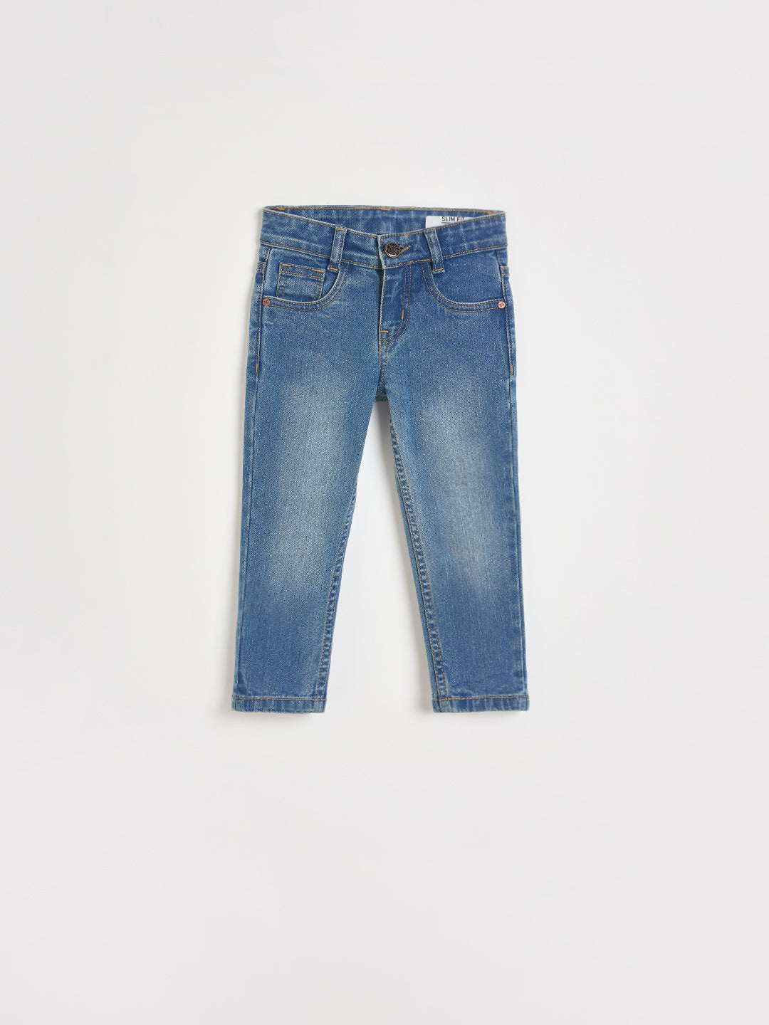 Blue Giraffe Boys Blue Slim Fit Jeans