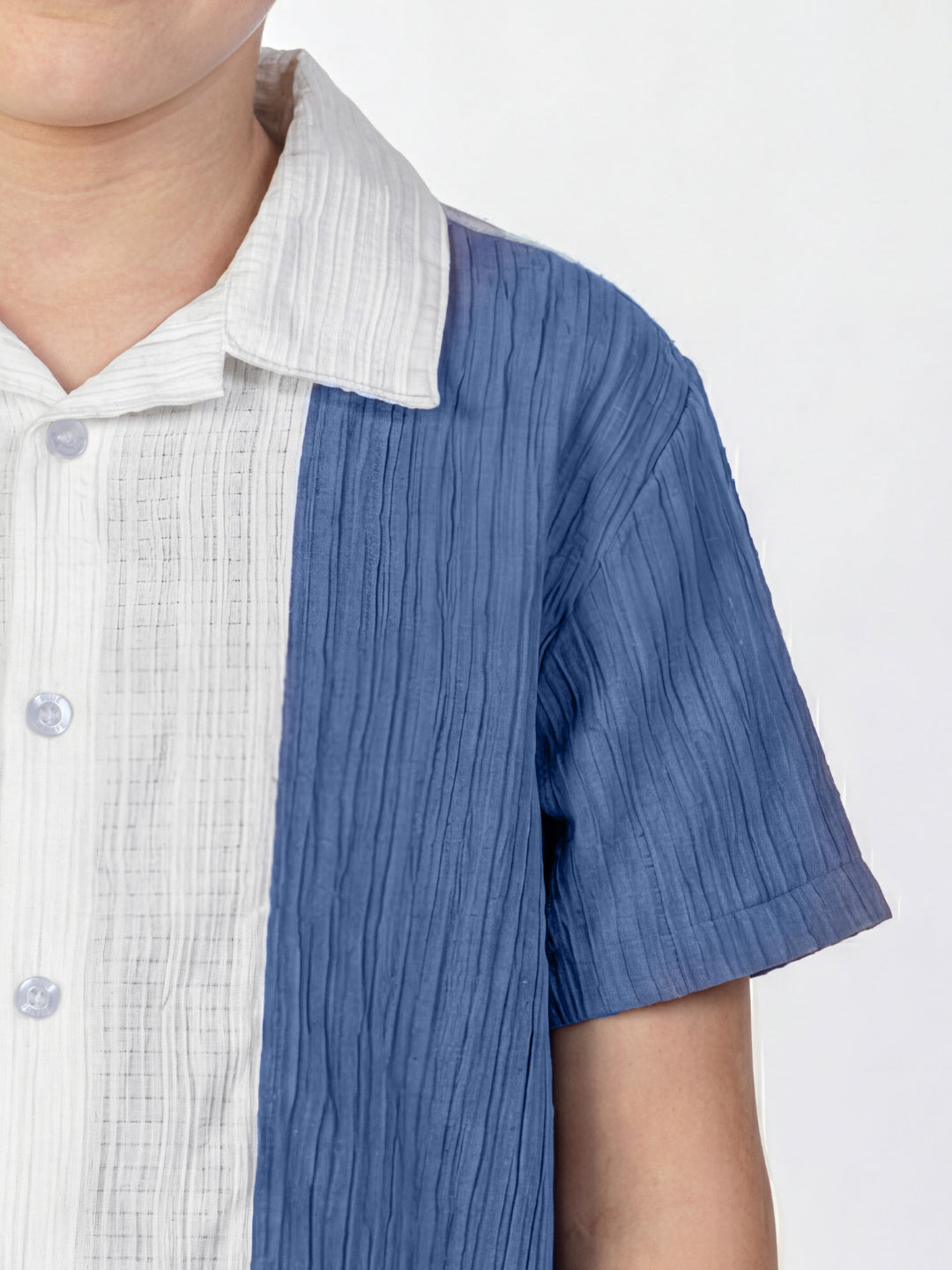 Blue Giraffe Boy Multi Shirt