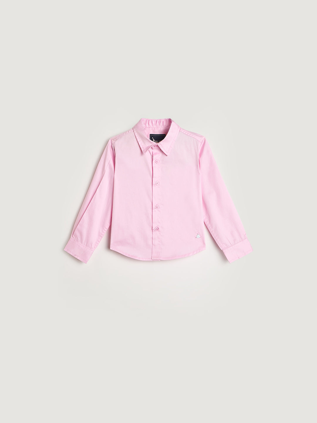 Blue Giraffe Boys Pink Shirt