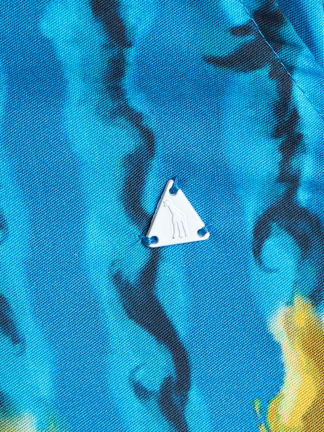 Blue Giraffe Boys Blue Printed Short