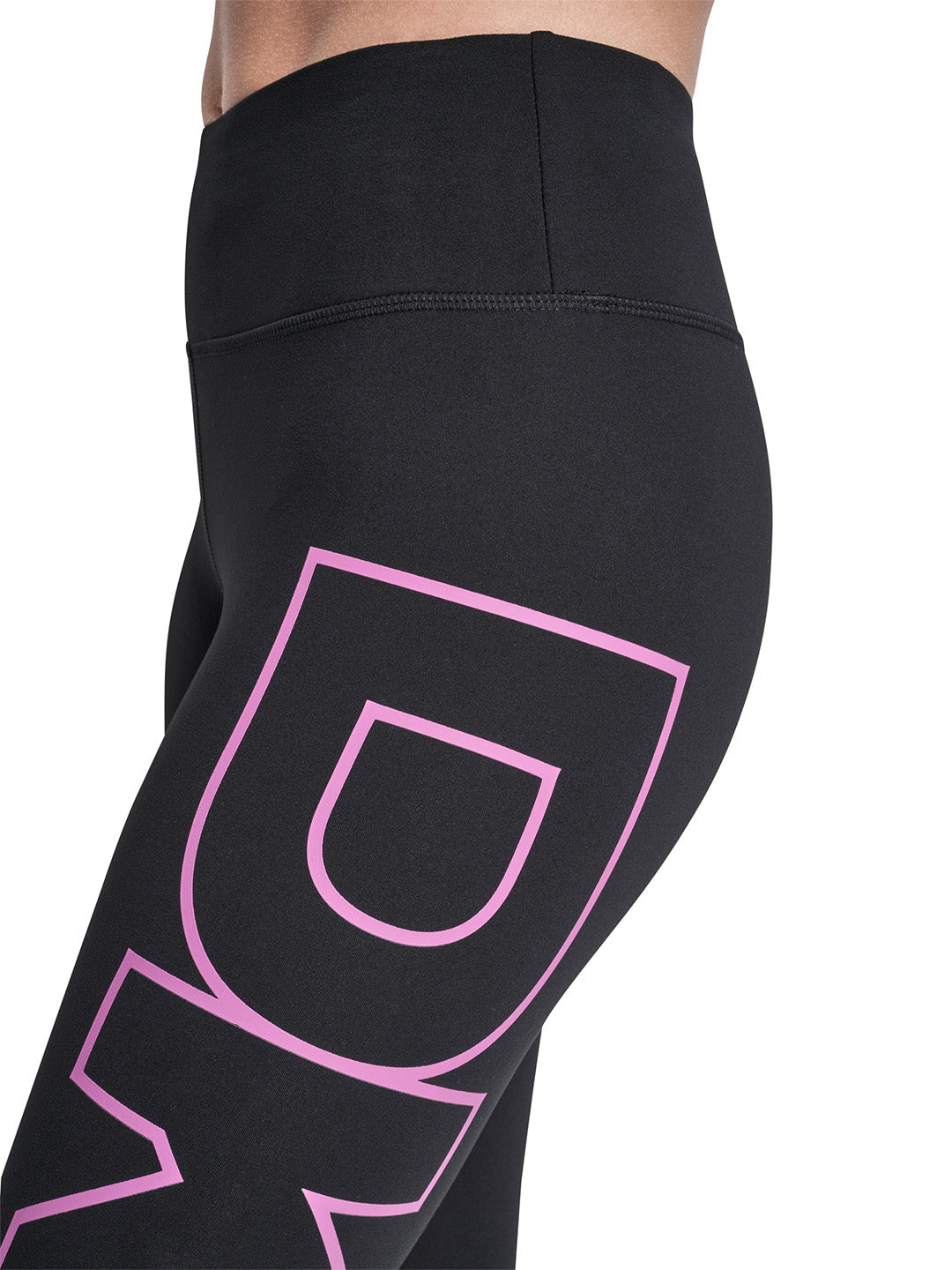 DKNY Women Black Printed Skinny Fit Leggings