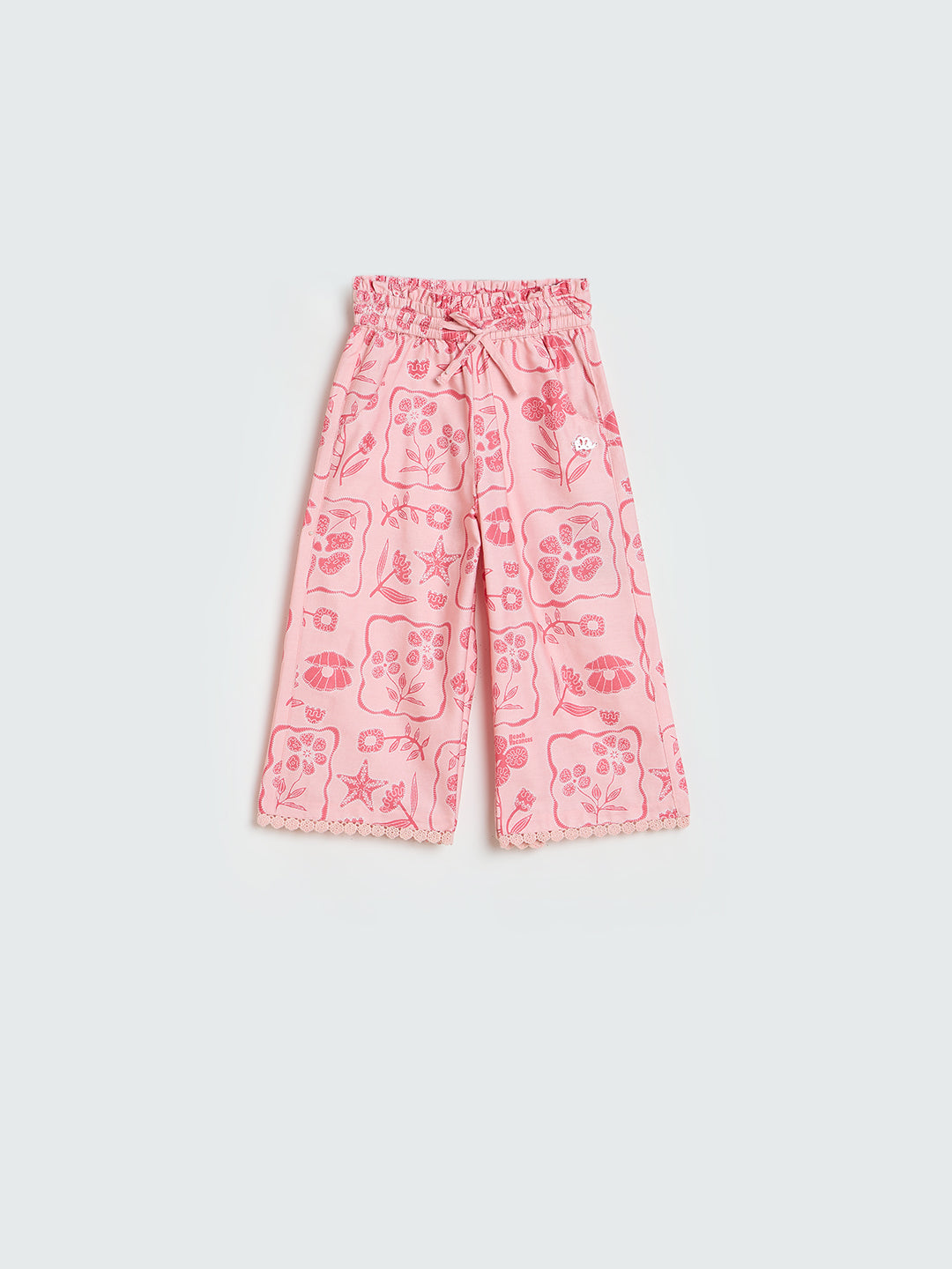 ELLE Girls Pink Floral Trouser