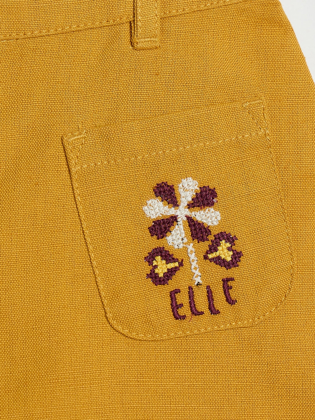 ELLE Girls Mustard Yellow Skirt